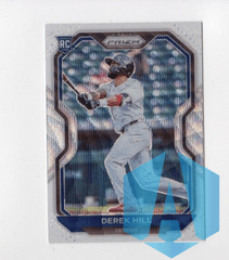 2021 Prizm Derek Hill RC #206 White Wave Prizm Detroit Tigers